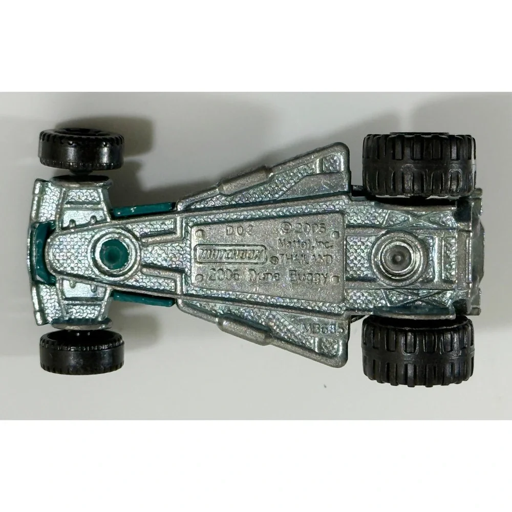 Matchbox Dune Buggy Kids 1:64 Teal Weathered Off-Road Diecast Car MB685 2006